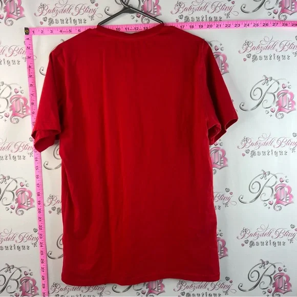 Formula 1 T-shirt fanatics Red black Tee shirt top - Picture 2 of 9